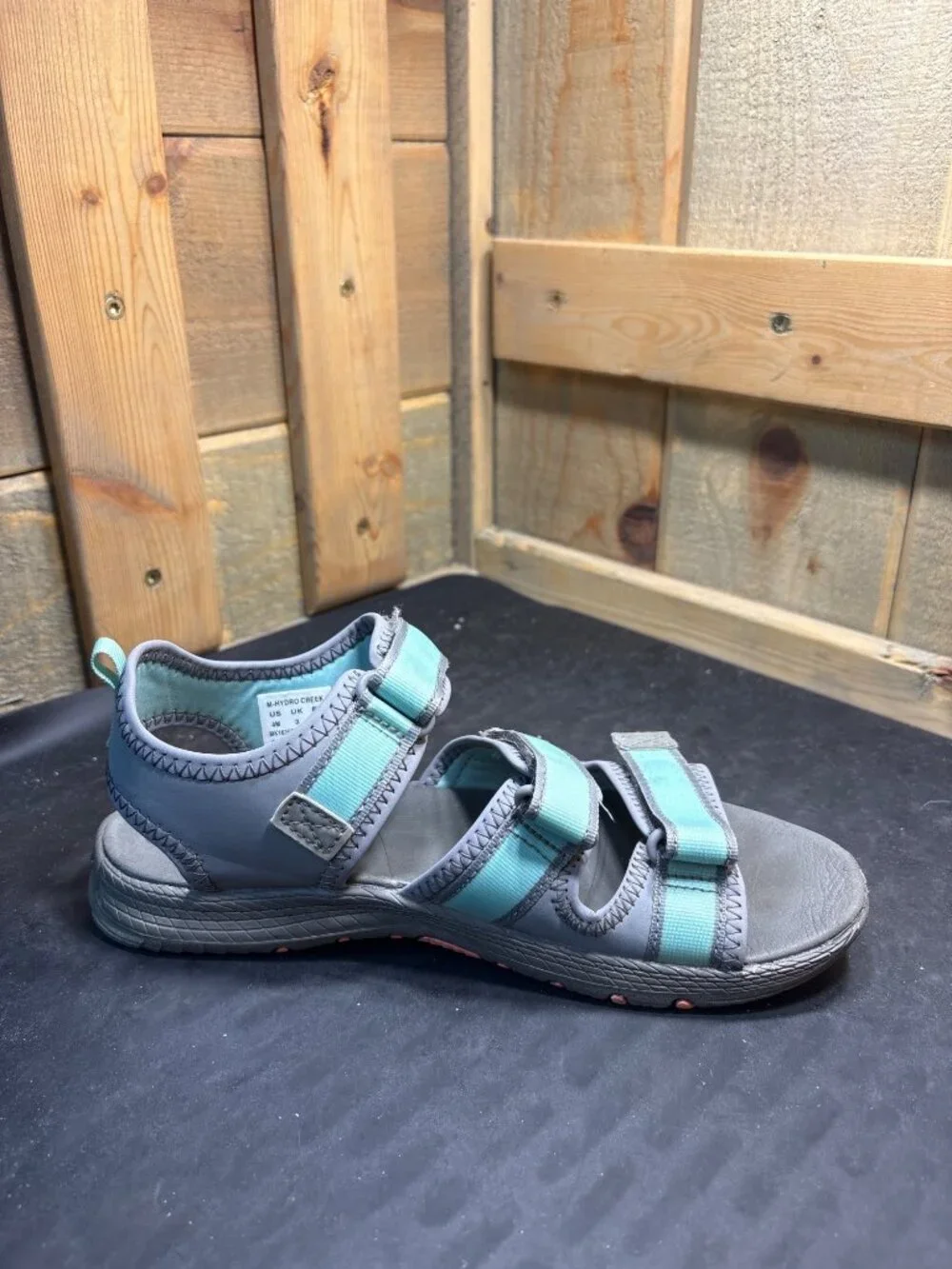Merrell M-Hydro Creek Unisex Kids Sandals MK162555 Youth Size US 4M Grey Blue